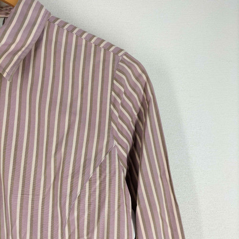 カルバンクラインジーンズ Calvin Klein Jeans マルチストライプ 長袖 ボタンシャツ レディース S