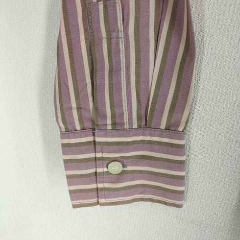 カルバンクラインジーンズ Calvin Klein Jeans マルチストライプ 長袖 ボタンシャツ レディース S