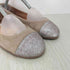 ジミーチュウ JIMMY CHOO グリッターフラットパンプス レディース