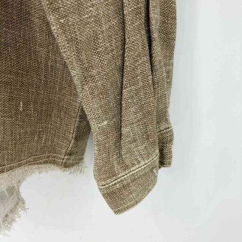 ザラ ZARA リネンシャツジャケット レディース import:XS