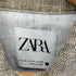 ザラ ZARA リネンシャツジャケット レディース import:XS