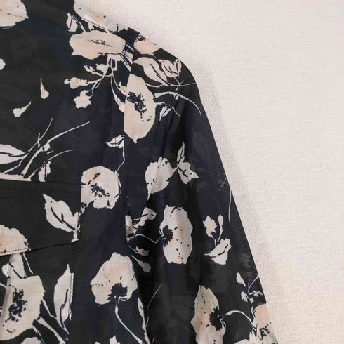 ローレンラルフローレン LAUREN RALPH LAUREN シルク混 花柄 長袖シャツ レディース JPN:XS