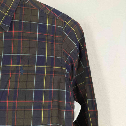 ラルフローレンスポーツ RALPH LAUREN SPORT SLIM FIT ポニー刺繍 チェック 長袖シャツ レディース 9