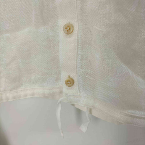 スズキタカユキ suzuki takayuki bishop-sleeve bolero nude ビショップスリープボレロ リネン100%シースルーブラウス レディース ONE SIZE