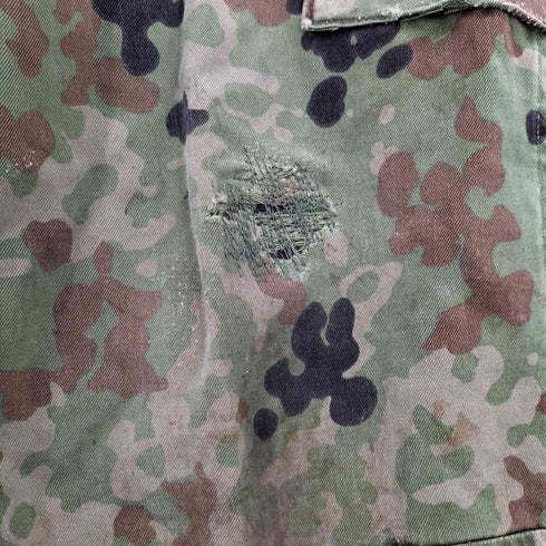 90S 94年製 陸上自衛隊 ウッドランドカモ 空挺迷彩服 2形 ボタンフライ カーゴ パンツ メンズ 171-180