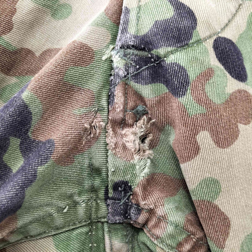90S 94年製 陸上自衛隊 ウッドランドカモ 空挺迷彩服 2形 ボタンフライ カーゴ パンツ メンズ 171-180