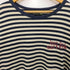 ジャンポールゴルチエオム Jean Paul GAULTIER HOMME 80-90s ロゴプリント ボーダー切替 クルーネック ロングスリーブTシャツ メンズ import:M