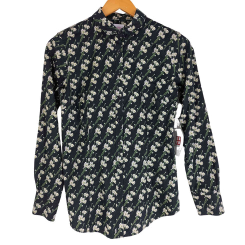 ブルックスブラザーズ BROOKS BROTHERS EST1818 花柄 長袖シャツ レディース 2
