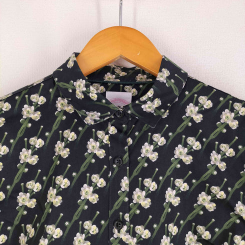 ブルックスブラザーズ BROOKS BROTHERS EST1818 花柄 長袖シャツ レディース 2