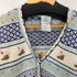 ローラアシュレイ LAURA ASHLEY フラワー エンブロイダリー クロシェ カーディガン レディース import:S