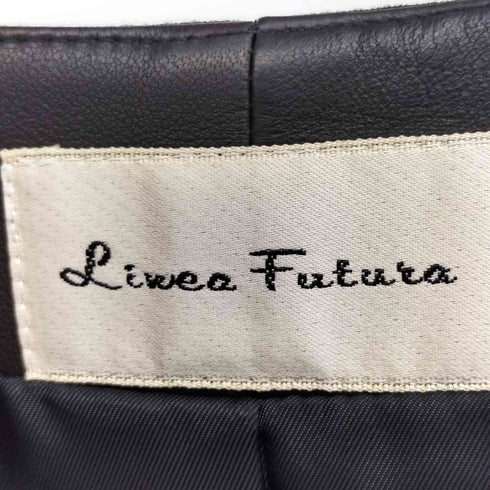 Linea Futura ラムレザー 切替 ワンピース レディース JPN:7号