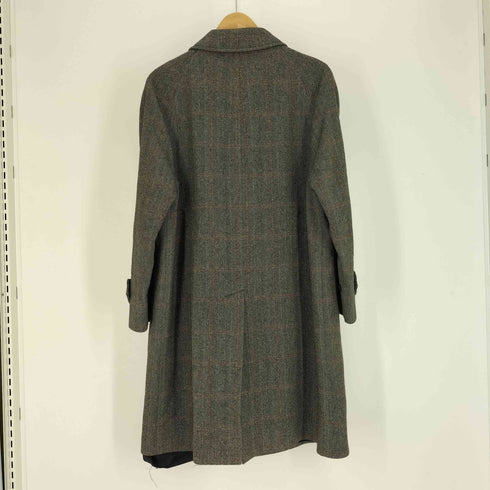 バーバリーズ BURBERRYS 60-70S 英国製 小文字タグ ウール ヘリンボーン ステンカラーコート メンズ R S