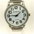 BOSHIYA Quartz Easy Reader 23mm Stainless Steel Expansion Band Watchs for Small Wrist メンズ