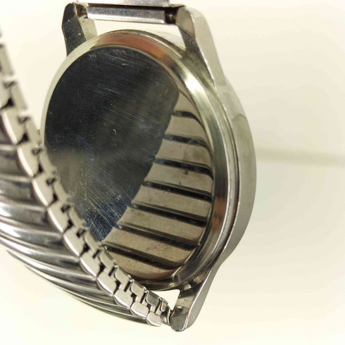 BOSHIYA Quartz Easy Reader 23mm Stainless Steel Expansion Band Watchs for Small Wrist メンズ