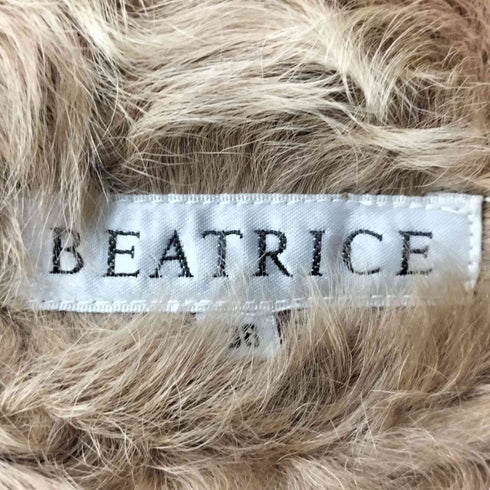 ベアトリス BEATRICE カルガンラム ファー切替 レザー ジャケット Y2K レディース JPN:38