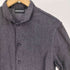 エンポリオアルマーニ EMPORIO ARMANI ステッチング ビスコース ベロア切替 レギュラーカラー L/S シャツ メンズ import:S