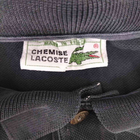 シュミーズラコステ CHEMISE LACOSTE 70s フランス製 コットンポロシャツ メンズ