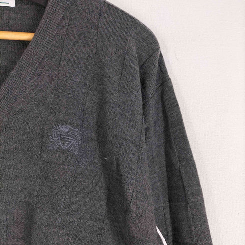 LINDBERGH 刺繍 Vネック ニット メンズ L