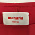 マナナ MANANA ワンピース デザインフリルワンピース レディース F