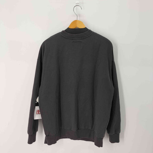 ベルシュカ BERSHKA ラッパープリントスウェットプルオーバー ヴィンテージライク ピグメント メンズ JPN:S
