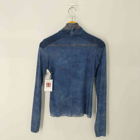 ザラ ZARA アームスリットハイネックシアートップス セカンドスキン パワーネット レディース JPN:S
