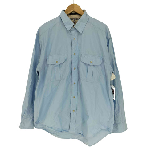 トミーヒルフィガー TOMMY HILFIGER フラップポケット レギュラーカラー L/S シャツ メンズ import:L