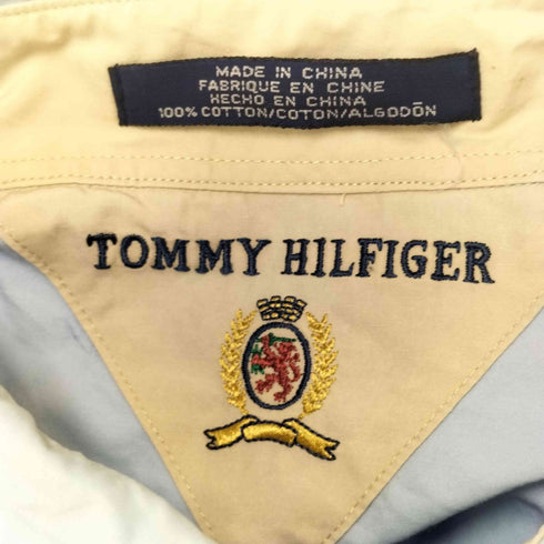トミーヒルフィガー TOMMY HILFIGER フラップポケット レギュラーカラー L/S シャツ メンズ import:L