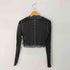 MONKI クロップドハイネックシアートップス パワーネット セカンドスキン レディース JPN:M