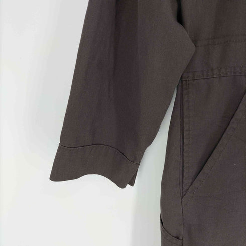 TODD UNIFORM 80-90S USA製 棒TALONジップ ツイル オーバーオール つなぎ メンズ 46R