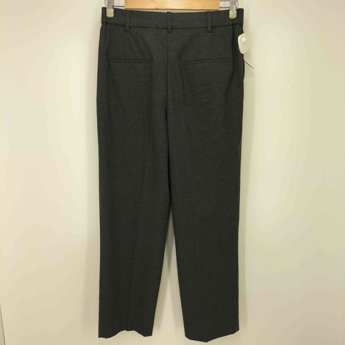 ザラ ZARA プレイド クロップドパンツ ダークグレー レディース JPN:XS