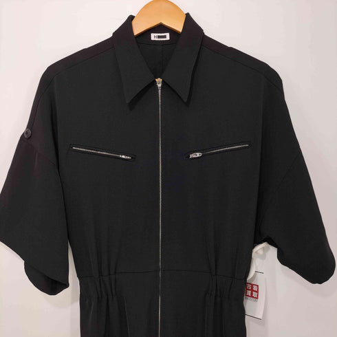 エイチビューティーアンドユースユナイテッドアローズ H BEAUTY & YOUTH UNITED ARROWS 23SS TWILL ZIP ALL IN ONE/オールインワン レディース MEDIUM