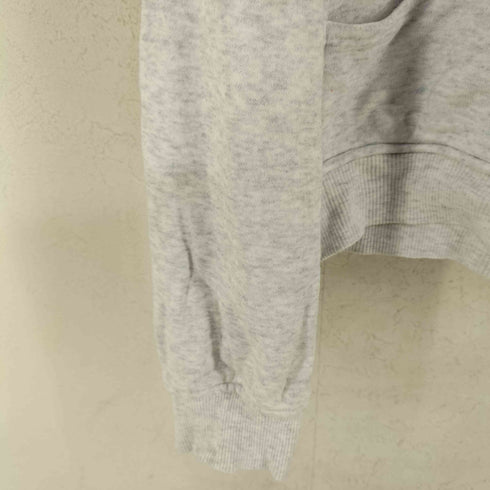 モスキーノジーンズ MOSCHINO JEANS 90s オンワード樫山 バックプリント霜降りジップアップフーディ 短丈 BASIC JEANS レディース