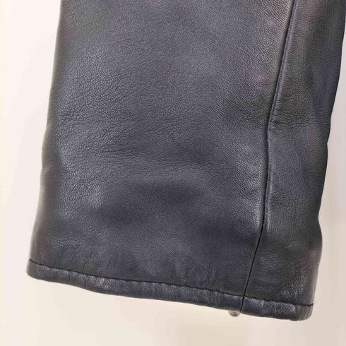 RIDEZ ジップアップ レザージャケット メンズ import:L