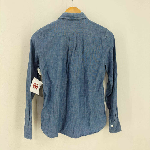 ハイク HYKE コットンシャンブレー ボタンダウンL/Sシャツ レディース JPN:1