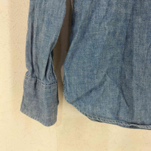 ハイク HYKE コットンシャンブレー ボタンダウンL/Sシャツ レディース JPN:1