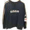 アディダス adidas 90-2000s y2k 3-STRIPES Vガゼット ラグランスリーブフェードスウェット レディース JPN:S