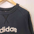 アディダス adidas 90-2000s y2k 3-STRIPES Vガゼット ラグランスリーブフェードスウェット レディース JPN:S