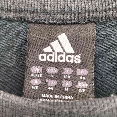 アディダス adidas 90-2000s y2k 3-STRIPES Vガゼット ラグランスリーブフェードスウェット レディース JPN:S
