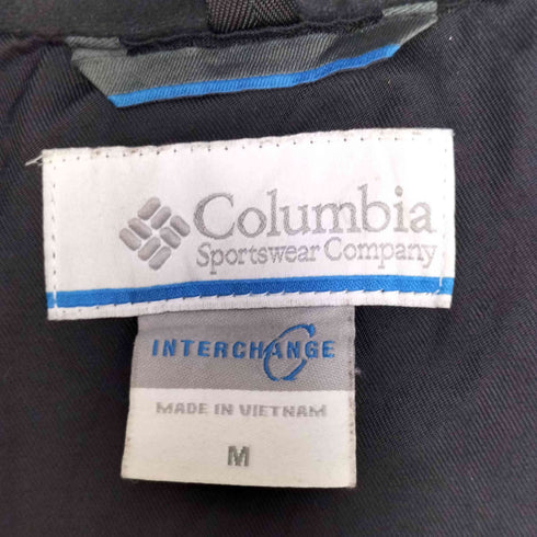 コロンビア Columbia INTERCHANGE OMNI-TECH ロゴプリント 止水ジップ マウンテンパーカー レディース import:M