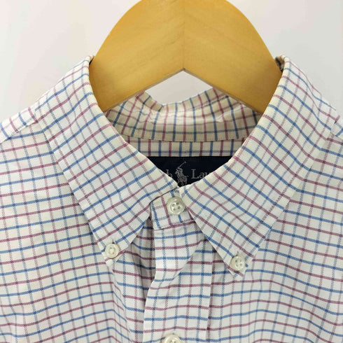 ラルフローレン RALPH LAUREN L/S CLASSIC FIT 格子チェック柄スモールポニー刺繍BDシャツ メンズ 16 34/35