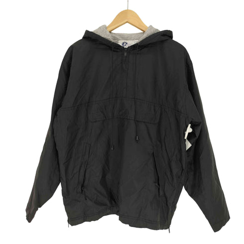 アリゾナ arizona 90S IDEALジップ 裾ジップ 裏地スウェット地 ハーフジップ アノラックジャケット メンズ import:M