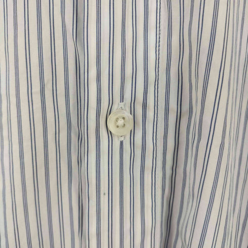 ジルサンダー JIL SANDER MADE IN ITALY コットンストライプL/Sシャツ メンズ UK:38