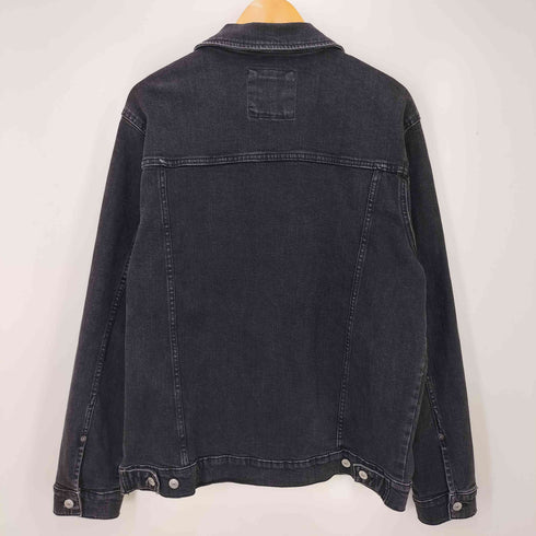 ザラ ZARA ブラックデニムジャケット メンズ JPN:XL