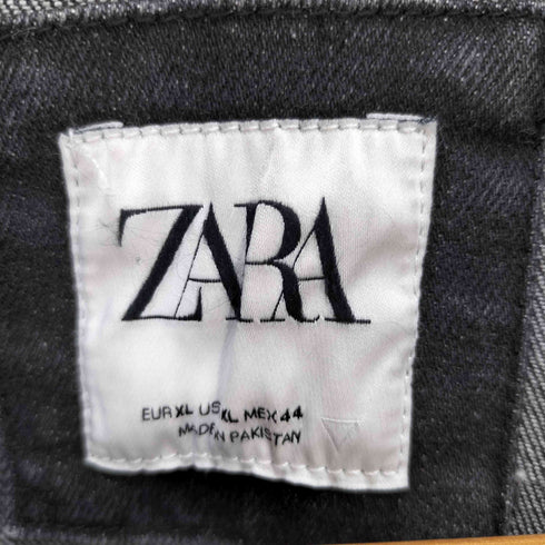 ザラ ZARA ブラックデニムジャケット メンズ JPN:XL