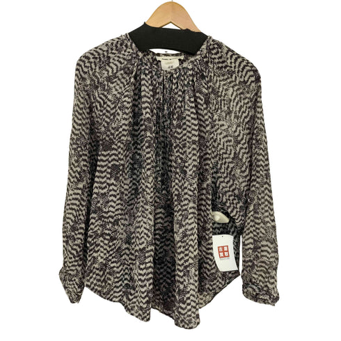 イザベルマラン ISABEL MARANT POUR コットン総柄スキッパーブラウス レディース EUR:38