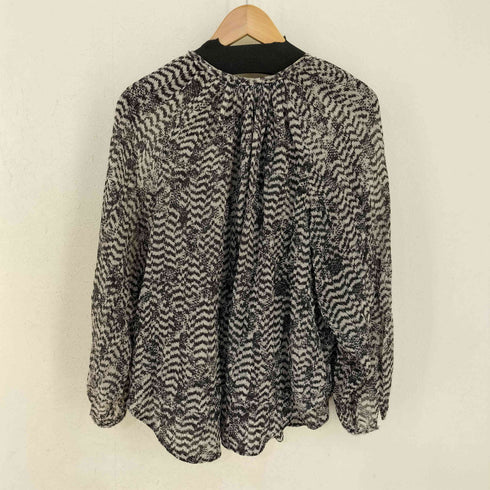 イザベルマラン ISABEL MARANT POUR コットン総柄スキッパーブラウス レディース EUR:38
