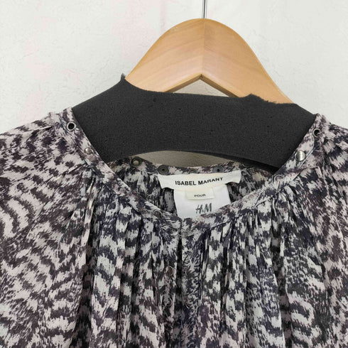 イザベルマラン ISABEL MARANT POUR コットン総柄スキッパーブラウス レディース EUR:38