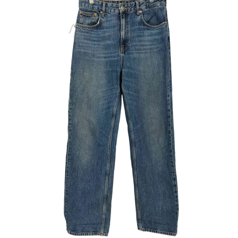 ザラ ZARA ZW COLLECTION HIGH WAIST WIDE LEG JEANS レディース 40