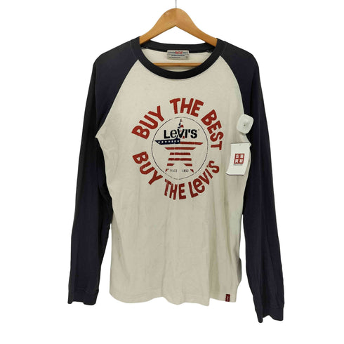 リーバイス Levis Red Tab BUY THE BEST 星型星条旗プリント ラグラン スリーブ カットソー メンズ import:L