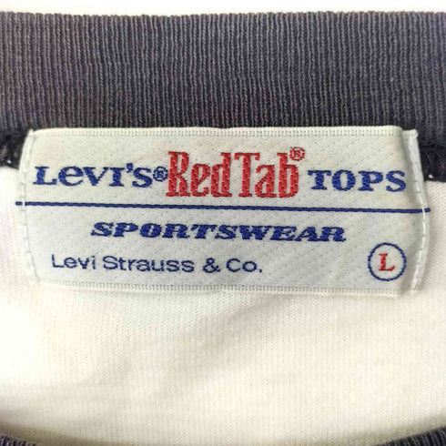 リーバイス Levis Red Tab BUY THE BEST 星型星条旗プリント ラグラン スリーブ カットソー メンズ import:L